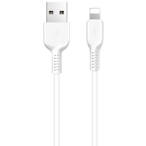 MR3_118269 Кабель usb hoco x20 flash lightning 2.4a 2m білий HOCO