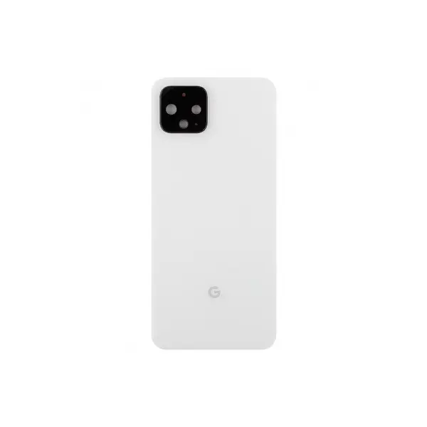 MR3_118914 Задня кришка google pixel 4 білий оригінал (prc), (зі склом камери) 