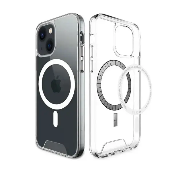 MR3_119515 Чохол силіконовий magsafe iphone 13 прозорий PRC