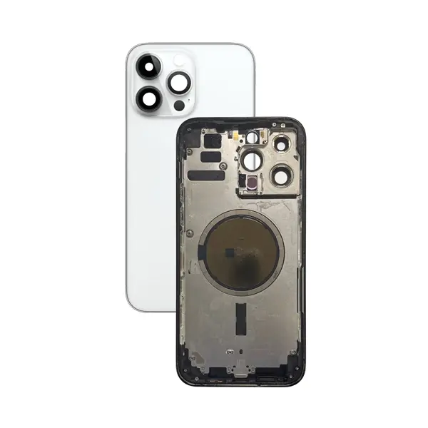 MR3_119563 Корпус iphone 14 pro max silver оригінал а+ eu 