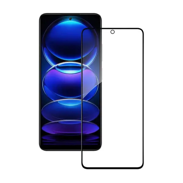 MR3_119624 Скло redmi 12 (0.3mm, 4d arc люкс) black PRC