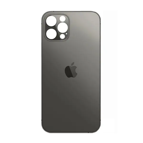 MR3_120022 Задня кришка (скло) iphone 12 pro max graphite (big hole), сервісний оригінал 