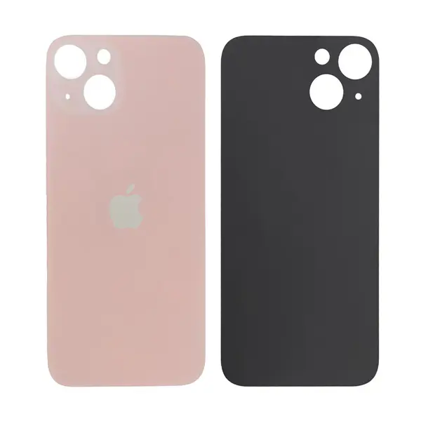 MR3_120036 Задня кришка (скло) iphone 13 pink (big hole), сервісний оригінал 
