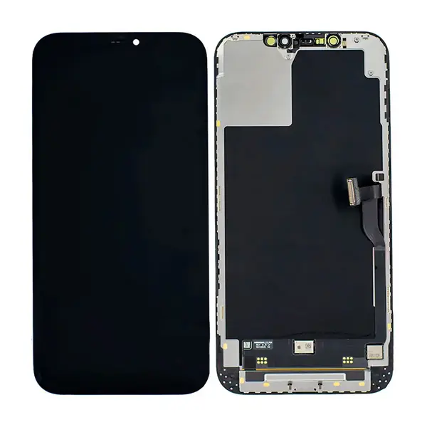 MR3_120061 Дисплей iphone 12 pro max, з сенсором, та рамкою black переклей оригінал 