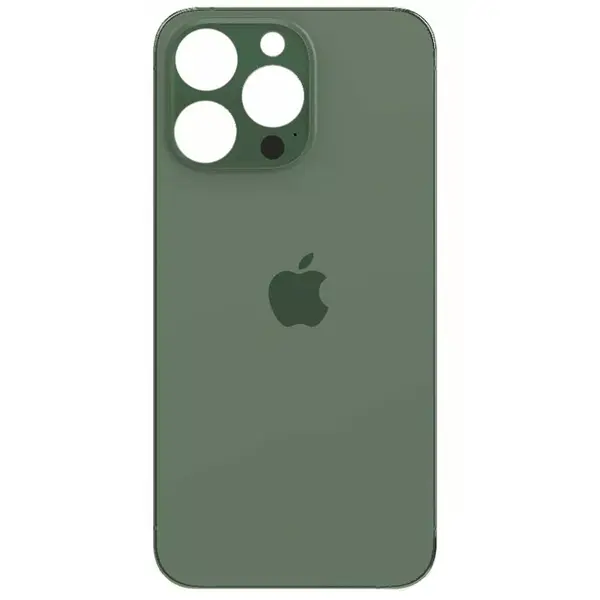 MR3_120947 Задня кришка (скло) iphone 13 pro alpine green (big hole) 
