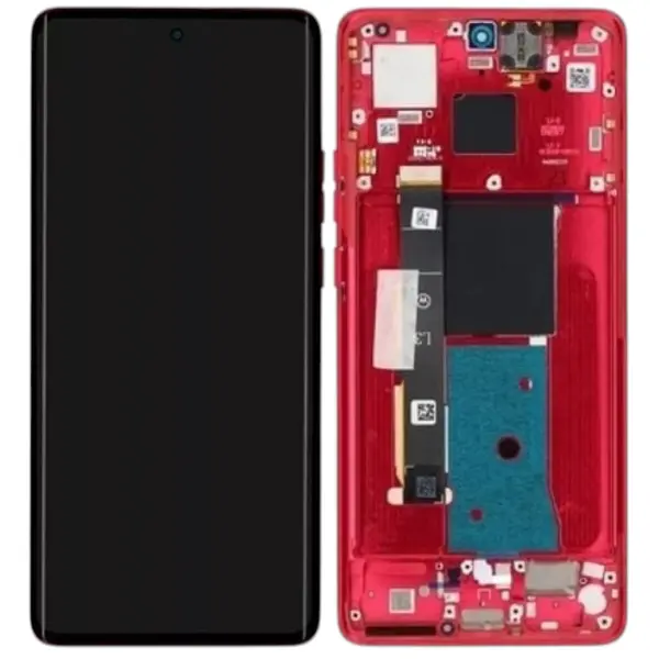 MR3_194905 Дисплей motorola xt2303 moto edge 40, з сенсором, та рамкою red original prc 