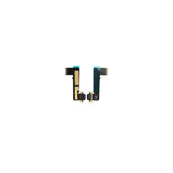 MR3_3050 Шлейф ipad mini конектора зарядки, з компонентами, black 