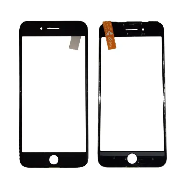 MR3_105016 Скло корпусу для iphone 7 plus з oca-плівкою та рамкою black оригінал 
