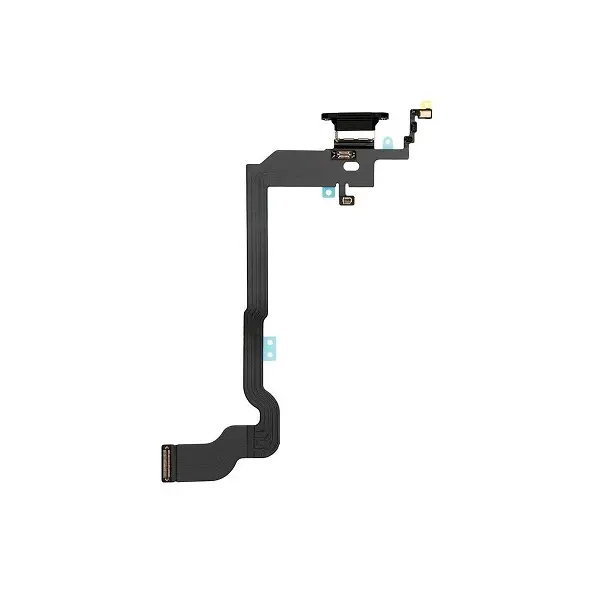 MR3_106139 Шлейф iphone x з роз'ємом зарядки та мікрофоном black оригінал (prc) 