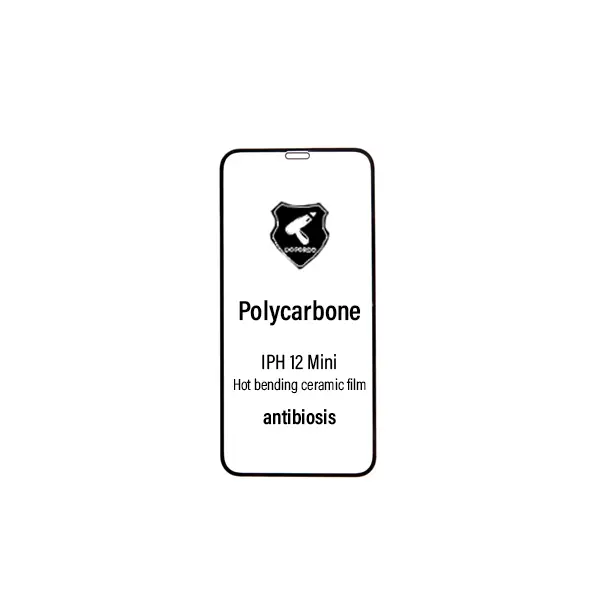 MR3_107298 Захисна плівка iphone 12 mini (3d, чорний) polycarbone 