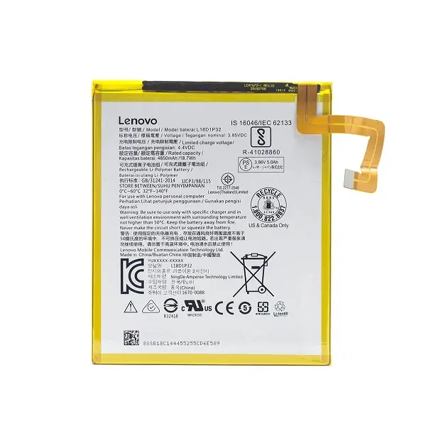 MR3_109926 Акумулятор lenovo smart tab m10 (l18d1p32), (aaaa), (без logo) 