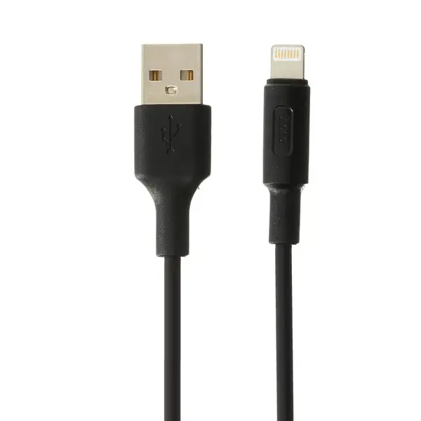 MR3_115077 Кабель usb hoco x25 soarer lightning 2a 1m black 