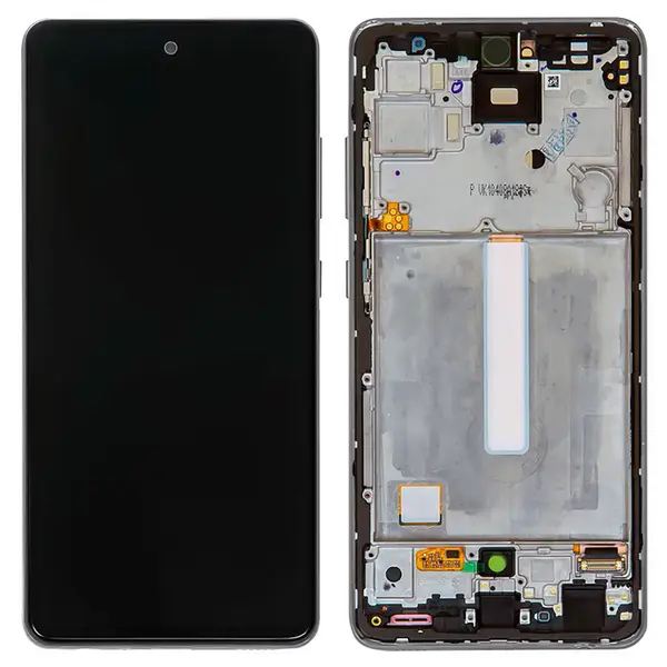 MR3_115356 Дисплей samsung sm-a525, a528 galaxy a52, a52s ( (2021), з сенсором, та рамкою black oled (small glass) 