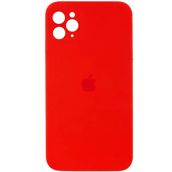MR3_116704 Чохол silicone case для iphone 11 pro (14) red square side (квадратний) 