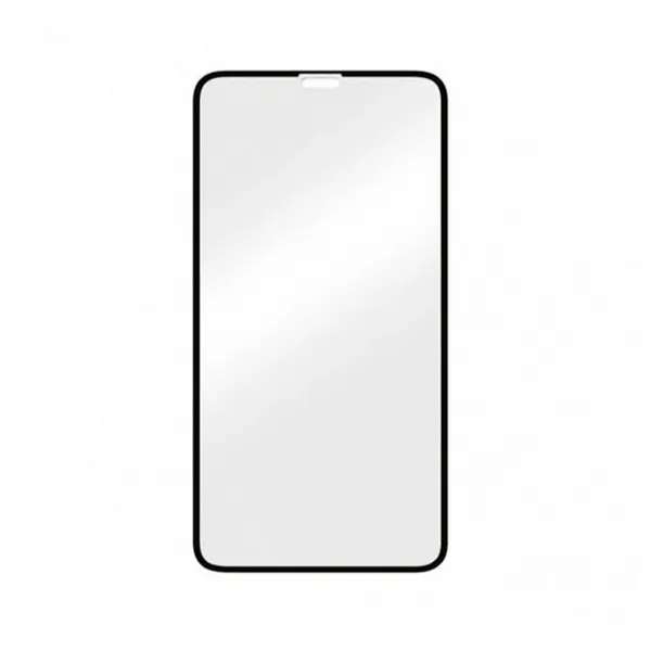 MR3_116833 Скло iphone 14 pro, iphone 15, iphone 16 6.1 (0.3mm, 4d arc, чорний) люкс 