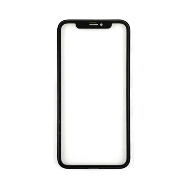 MR3_117196 Скло корпусу для iphone xr з оса-плівкоют та рамкою black 