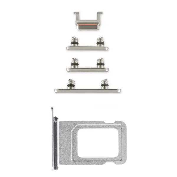 MR3_117424 Кнопки корпусу бічні (тримач sim-карти) для iphone xs silver 