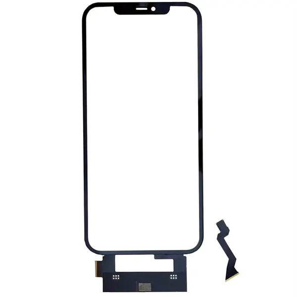 MR3_117639 Тачскрін сенсор для iphone 12 pro max з oca-плівкою black оригінал 