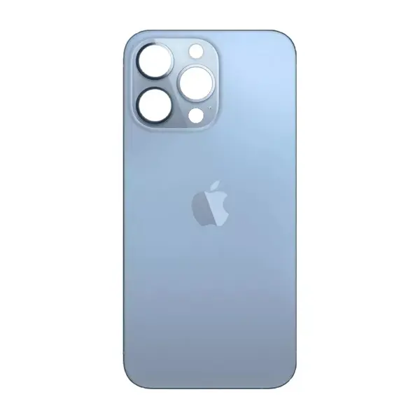 MR3_119991 Задня кришка (скло) iphone 13 pro sierra blue (big hole), сервісний оригінал 