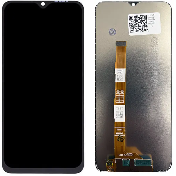 MR3_121645 Дисплей vivo y35, з сенсором, original (prc), чорний 