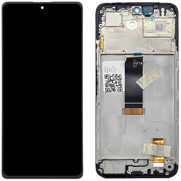 MR3_122470 Дисплей redmi 13, poco m6, з сенсором, та рамкою midnight black сервісний оригінал 