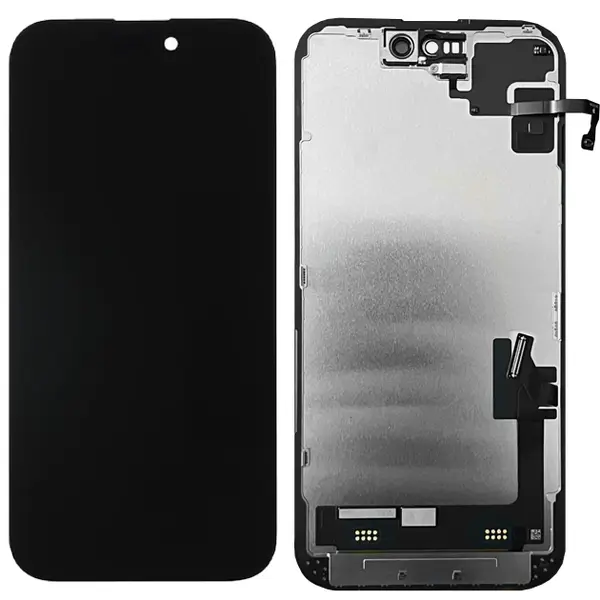 MR3_122800 Дисплей iphone 15, з сенсором, та рамкою black переклей оригінал 