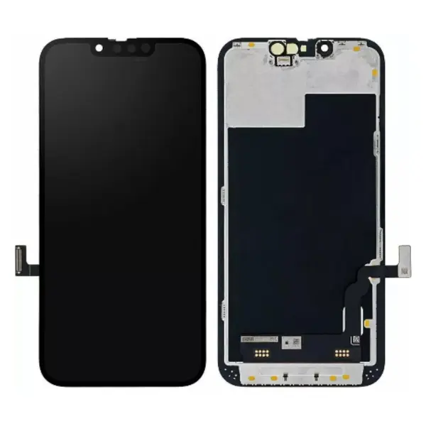 MR3_195146 Дисплей iphone 13, з сенсором, та рамкою black (jk soft oled), (під заміну ic) 