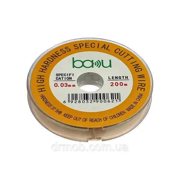 MR3_108606 Струна 0.03mm, 200м baku для розділення дисплея від тачскрін сенсор дляу 