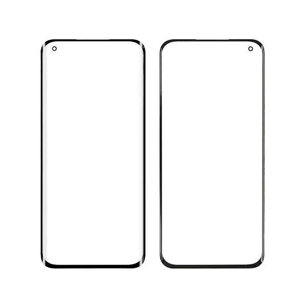 MR3_109733 Скло корпусу для xiaomi mi 11, mi 11 pro, mi 11 ultra з oca-плівкою, black оригінал (prc) 