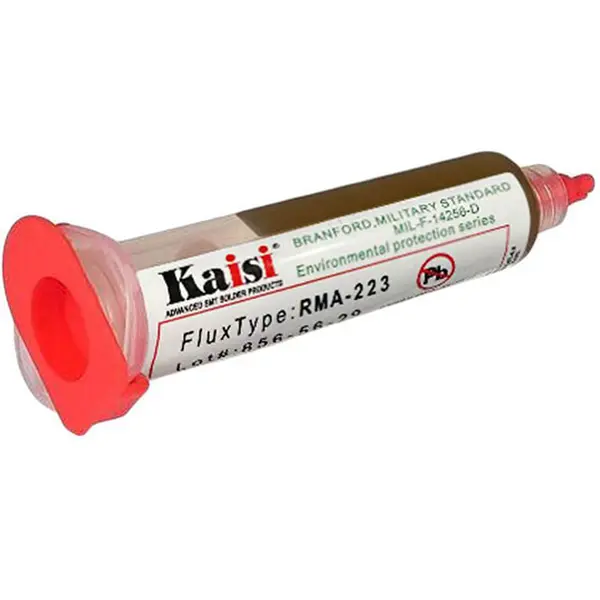 MR3_114722 Флюс-паста kaisi rma-223 tpf (uv) 10g у шприці оригінал KAISI