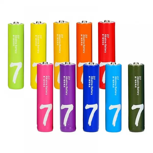 MR3_115266 Батарейки xiaomi rainbow zi7 lr3, aaa (мізинчикові, упаковка 10шт.) 
