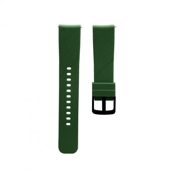 MR3_115614 Ремінець xiaomi amazfit 20mm силіконовий original design dark green 