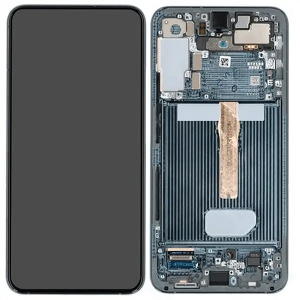 MR3_115936 Дисплей samsung sm-s906 galaxy s22 plus (2022), з сенсором, та рамкою graphite green сервісний оригінал 