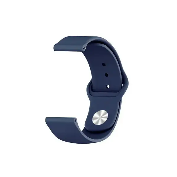MR3_116439 Ремінець силіконовий samsung galaxy watch 20mm apple watch design dark blue 