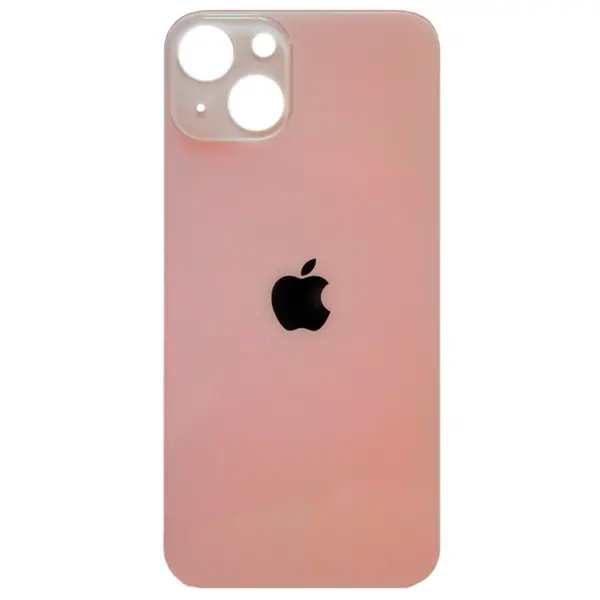 MR3_116570 Задня кришка (скло) iphone 13 pink (big hole) 