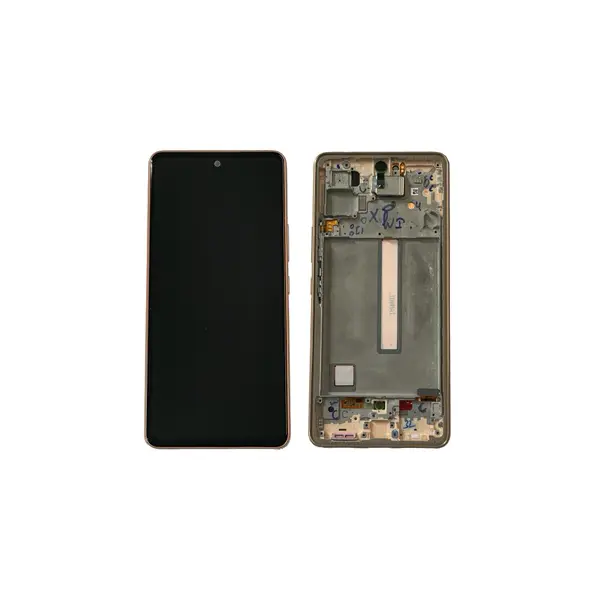 MR3_116724 Дисплей samsung sm-a536 galaxy a53 5g (2022), з сенсором, та рамкою peach gold сервісний оригінал 