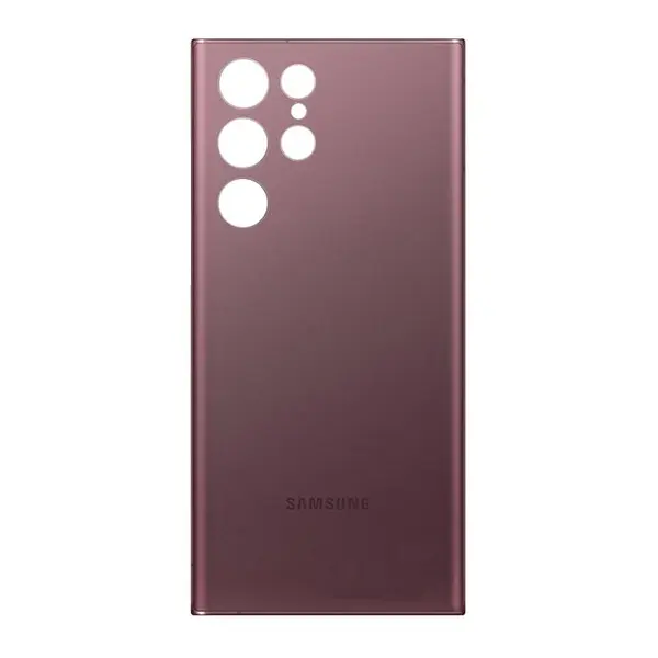 MR3_116885 Задня кришка samsung s908 galaxy s22 ultra 5g (2022) burgundy оригінал (prc) 