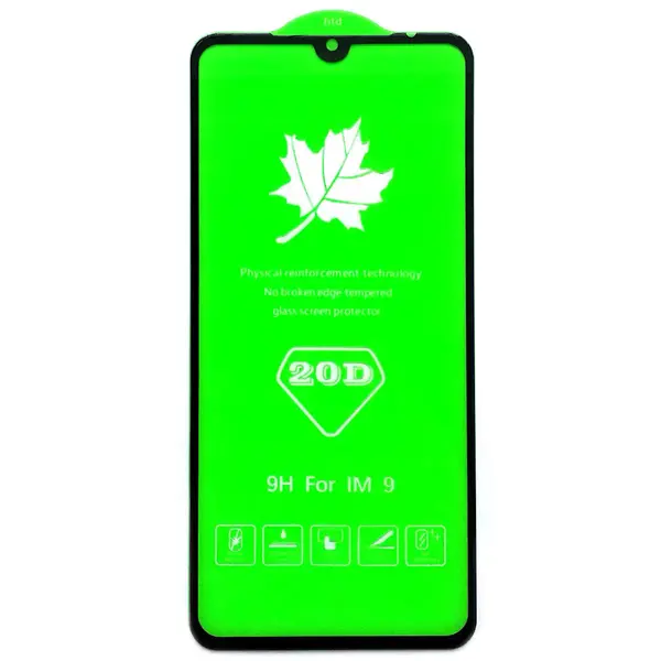 MR3_117085 Скло xiaomi mi 9, mi 9x (20d, black) без упаковки PRC