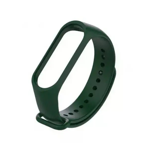 MR3_117333 Ремінець xiaomi mi band 5, mi band 6, mi band 7 dark green 