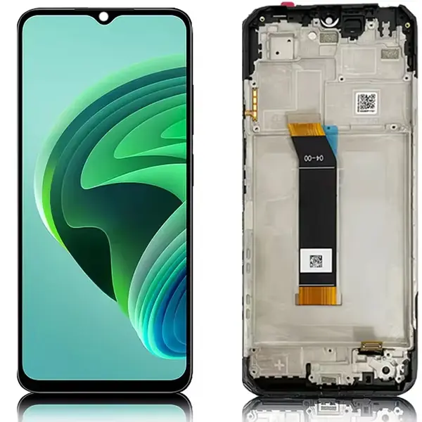 MR3_118424 Дисплей redmi 10 5g, redmi note 11e, з сенсором, та рамкою black сервісний оригінал 