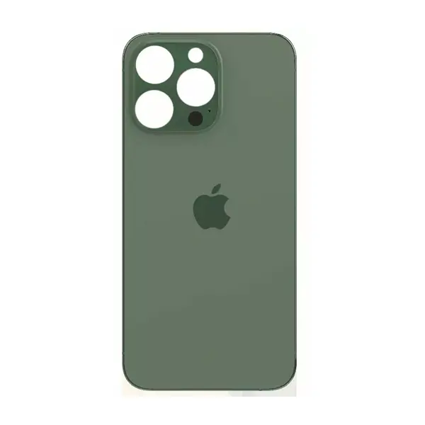 MR3_120011 Задня кришка (скло) iphone 13 pro max alpine green (big hole), сервісний оригінал 