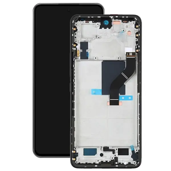 MR3_120874 Дисплей xiaomi 12 lite (2022), з сенсором, та рамкою black сервісний оригінал 