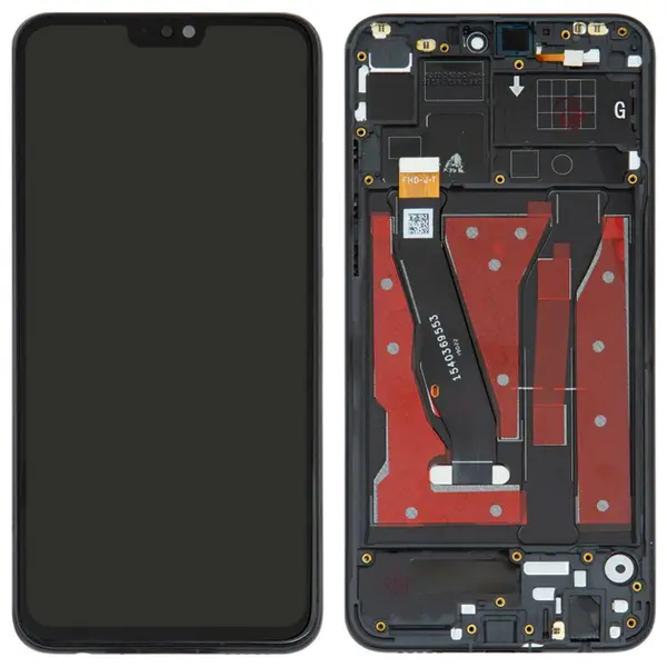 MR3_121658 Дисплей honor 8x, honor view 10 lite, з сенсором, та рамкою black original prc 