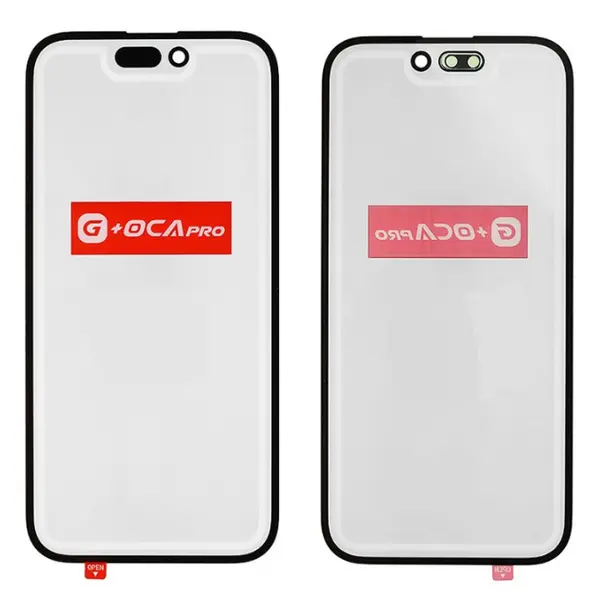 MR3_121922 Скло корпуса g, oca pro iphone 14 pro з oca-плівкою black 