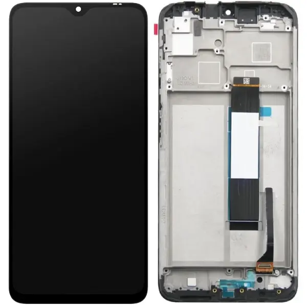 MR3_122413 Дисплей poco m3, redmi 9t, з сенсором, та рамкою power black original prc 