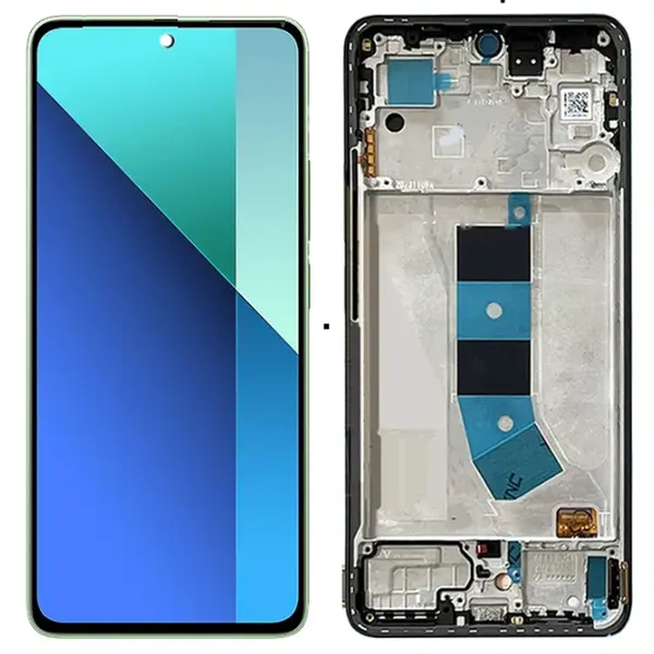 MR3_122473 Дисплей redmi note 13 4g, з сенсором, та рамкою mint green сервісний оригінал 