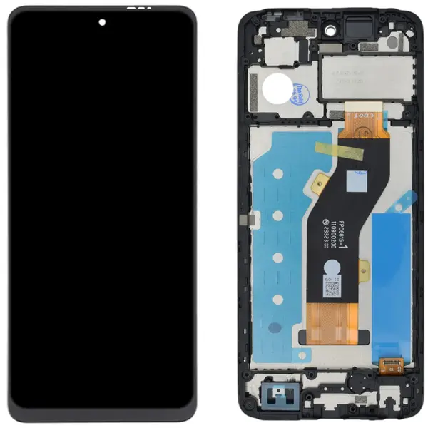 MR3_122672 Дисплей tecno spark 20c (bg7n), з сенсором, та рамкою black (fpc6615-1) 