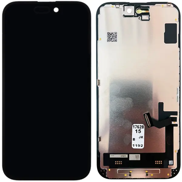 MR3_123184 Дисплей iphone 15, з сенсором, та рамкою black (jk in-cell tft) 
