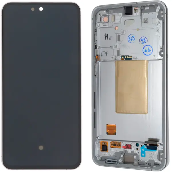 MR3_124198 Дисплей samsung sm-s721 galaxy s24 fe 5g (2024), з сенсором, та рамкою silver сервісний оригінал 