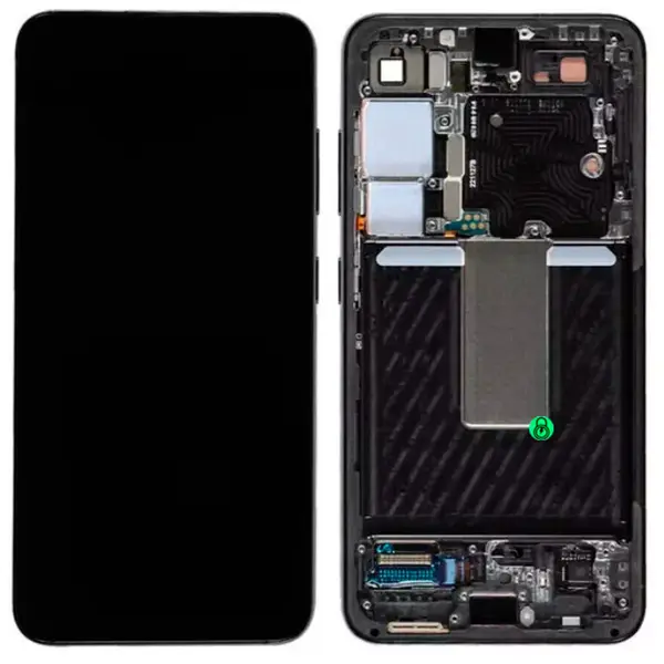 MR3_124199 Дисплей samsung sm-s721 galaxy s24 fe 5g (2024), з сенсором, та рамкою graphite black сервісний оригінал 